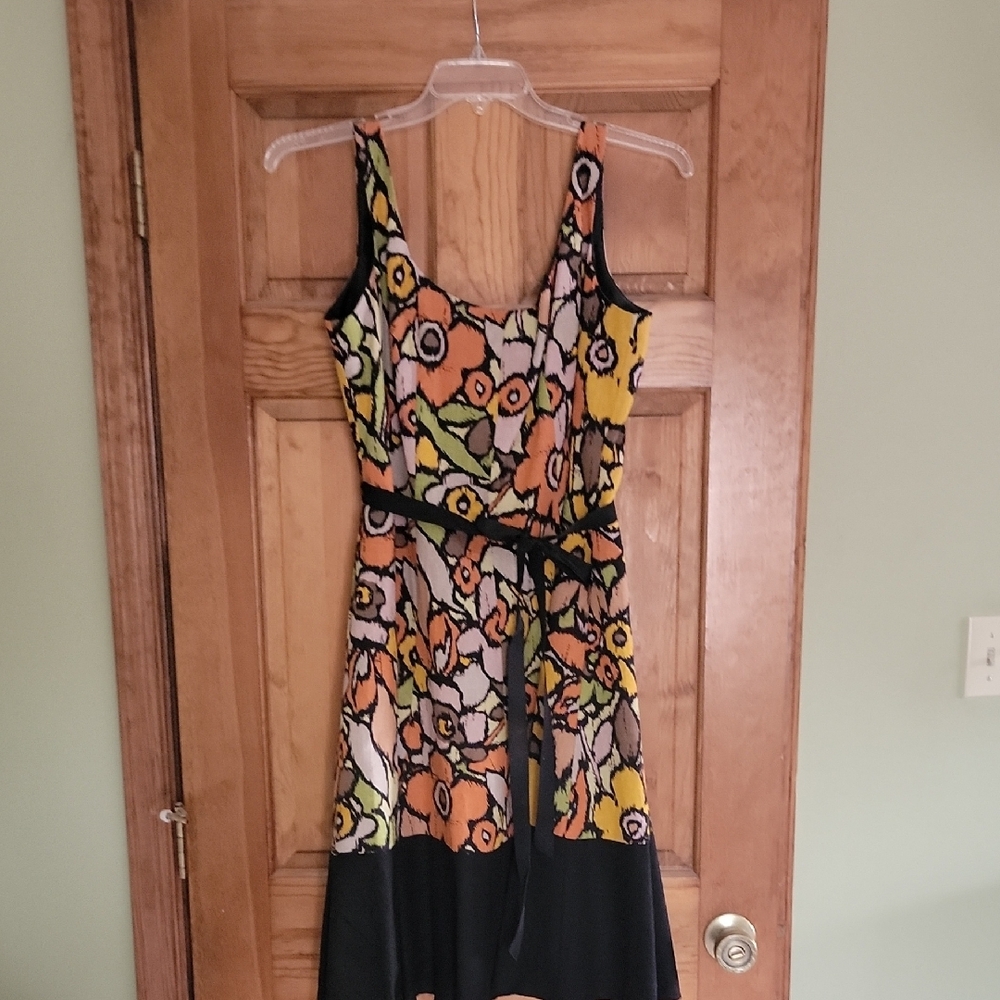Floral Multicolor Sleeveless Dress